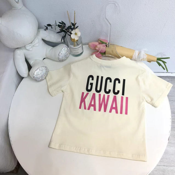 Luxury Logo Printed T-shirt For Kids