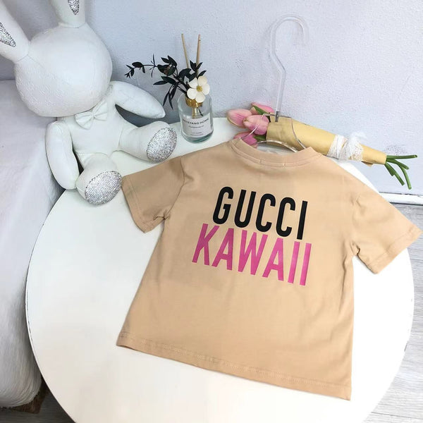 Luxury Logo Printed T-shirt For Kids