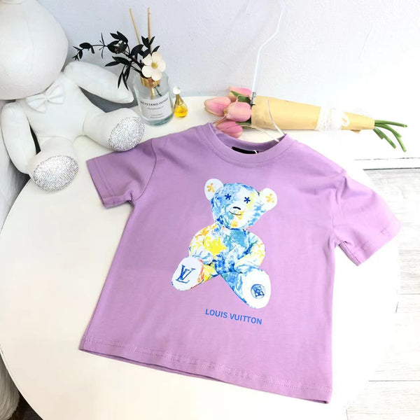 Fashionable Bear Printed T-shirt For Kids