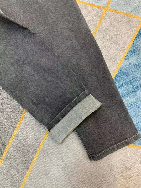 Trendy Super Comfortable Grey Jean For Men