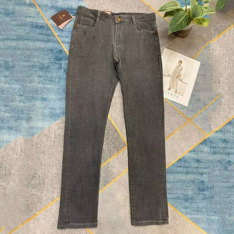 Trendy Super Comfortable Grey Jean For Men