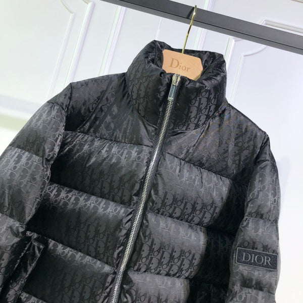 Latest Black Oblique Down Jacket