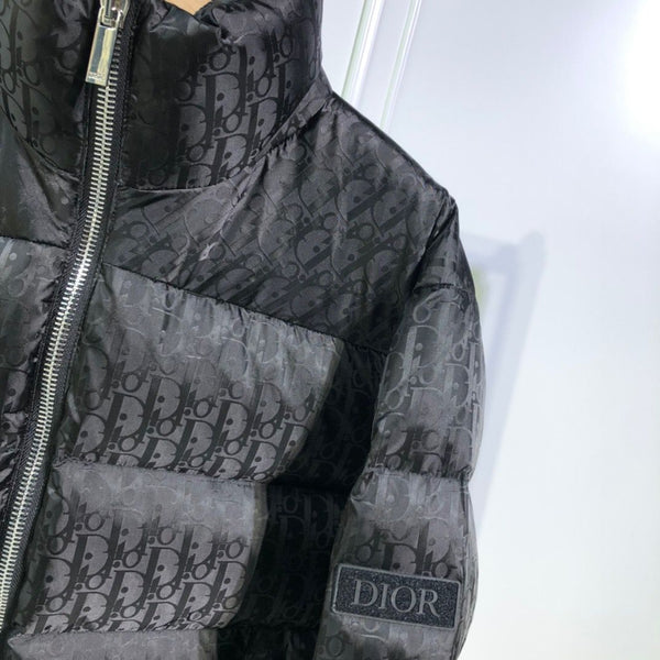 Latest Black Oblique Down Jacket