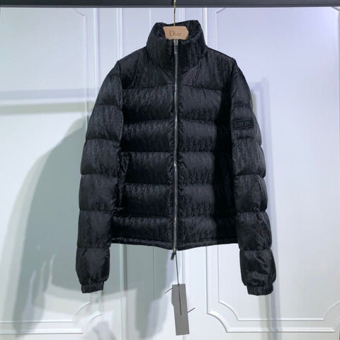 Latest Black Oblique Down Jacket