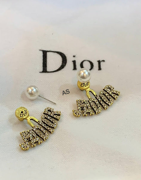 Premium Embellished  Fashionable Branded  Earrings