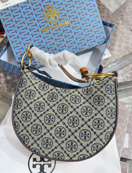 T monogram-Jacquard Shoulder Bag