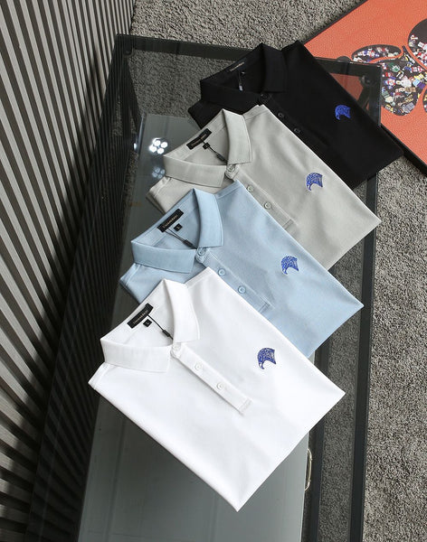 Elevate Your Casual Look with Embroidered Cotton Polo Tees