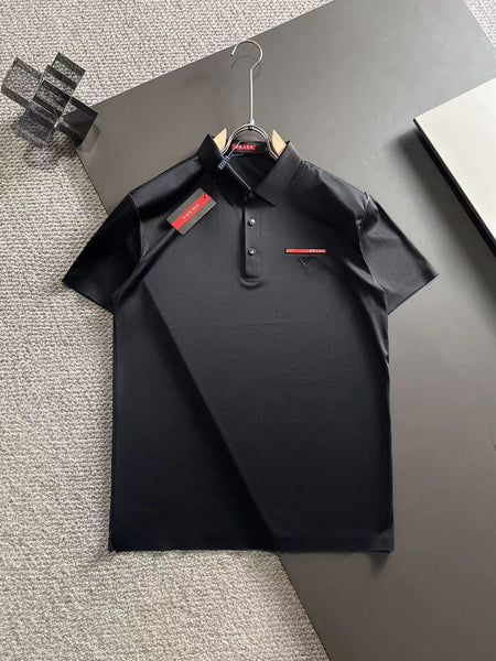 Elegance & Stylish Patch Brand Logo Polo T-shirt