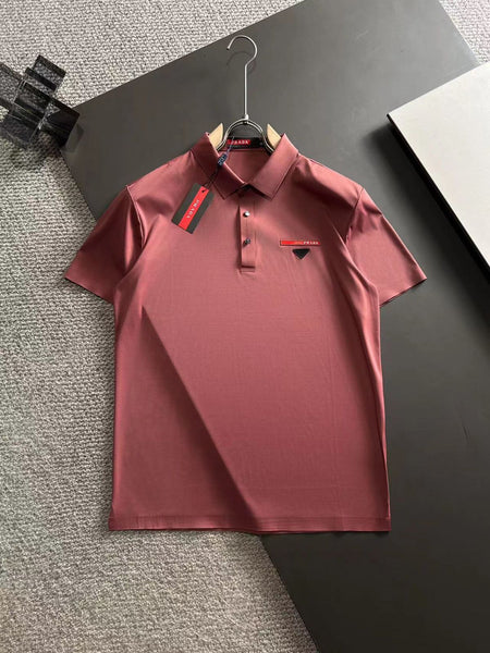 Elegance & Stylish Patch Brand Logo Polo T-shirt