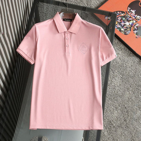 Polo Collar  Solid Embroidered  Premium T- shirt