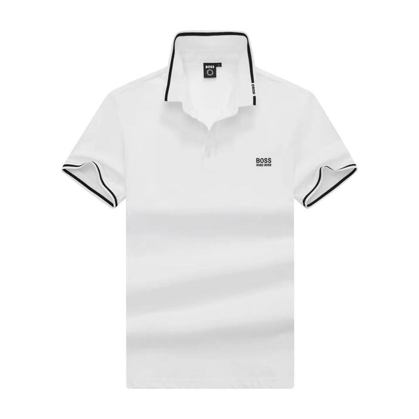 Luxury Embroidered Logo Polo Tee