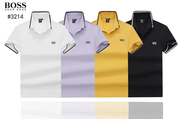 Luxury Embroidered Logo Polo Tee