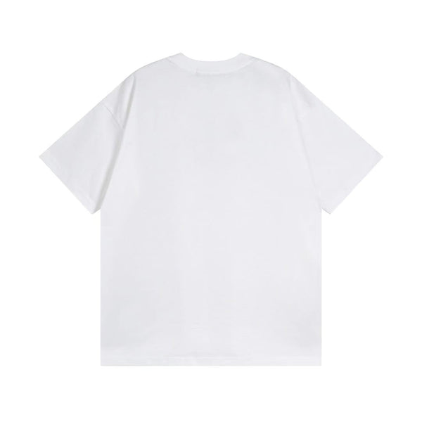 Embroidered  Logo Drop Shoulder T-Shirt