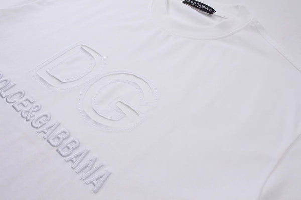 Embroidered  Logo Drop Shoulder T-Shirt