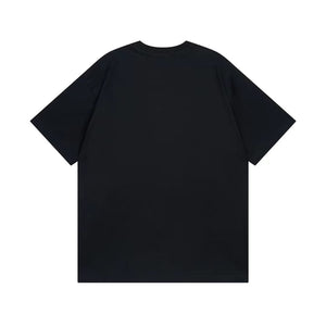 Embroidered  Logo Drop Shoulder T-Shirt