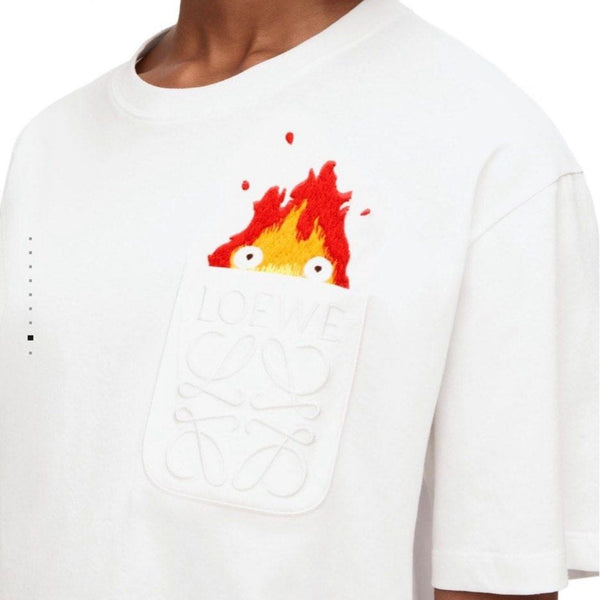 Calcifer Pocket T-Shirt For Women