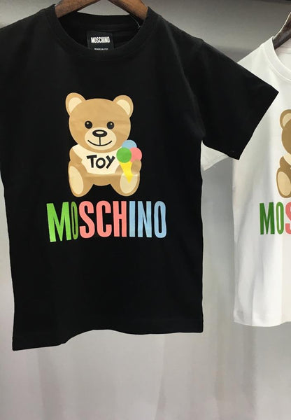 Teddy Bear logo-Print T-shirt