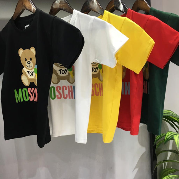 Teddy Bear logo-Print T-shirt