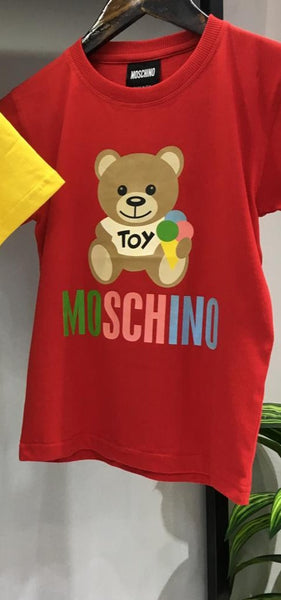 Teddy Bear logo-Print T-shirt