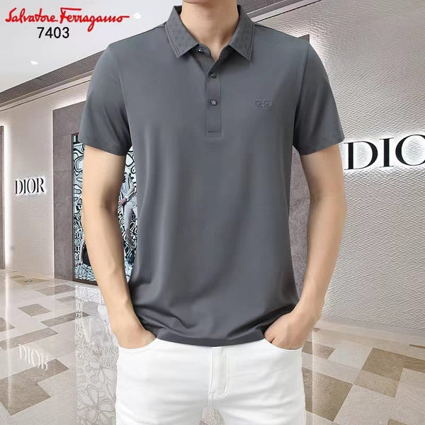 Luxury Polo T-shirt  With  Logo Superior Comfort