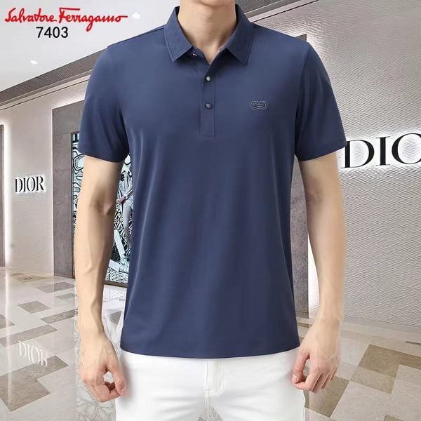 Luxury Polo T-shirt  With  Logo Superior Comfort