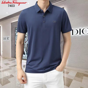 Luxury Polo T-shirt  With  Logo Superior Comfort