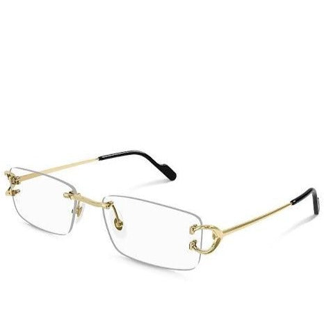 Premium Fashion-forward Edgeless Rectangular Spec Frames