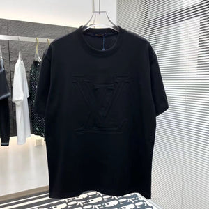 Elevated Signature Embossed Drop Shoulder Tee