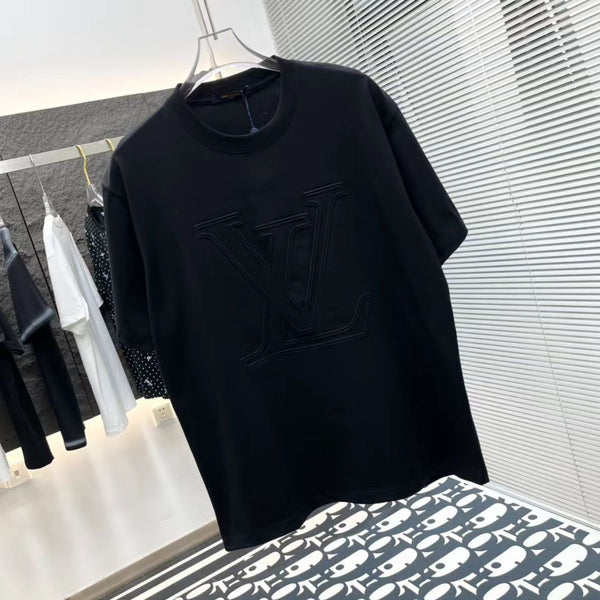 Elevated Signature Embossed Drop Shoulder Tee