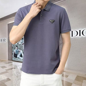 Luxury Trendy Polo Collar  T-shirt With Brand Logo