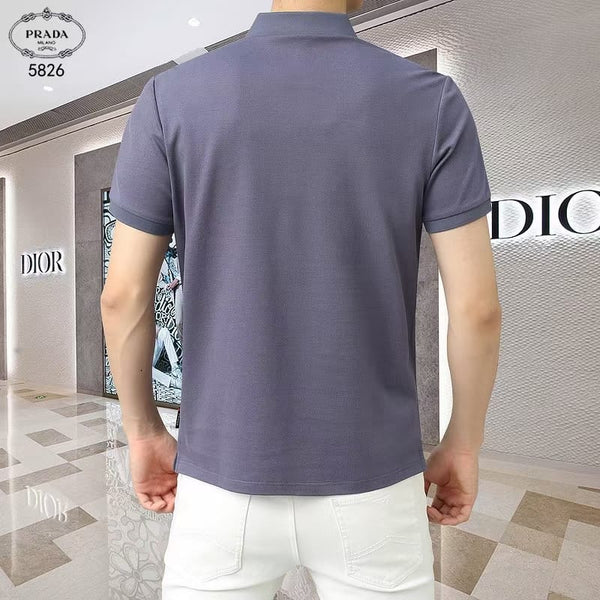 Luxury Trendy Polo Collar  T-shirt With Brand Logo