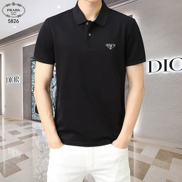 Luxury Trendy Polo Collar  T-shirt With Brand Logo