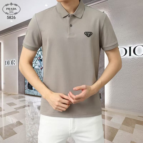 Luxury Trendy Polo Collar  T-shirt With Brand Logo