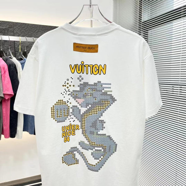 Pixelated Dragon Drop Shoulder Tee