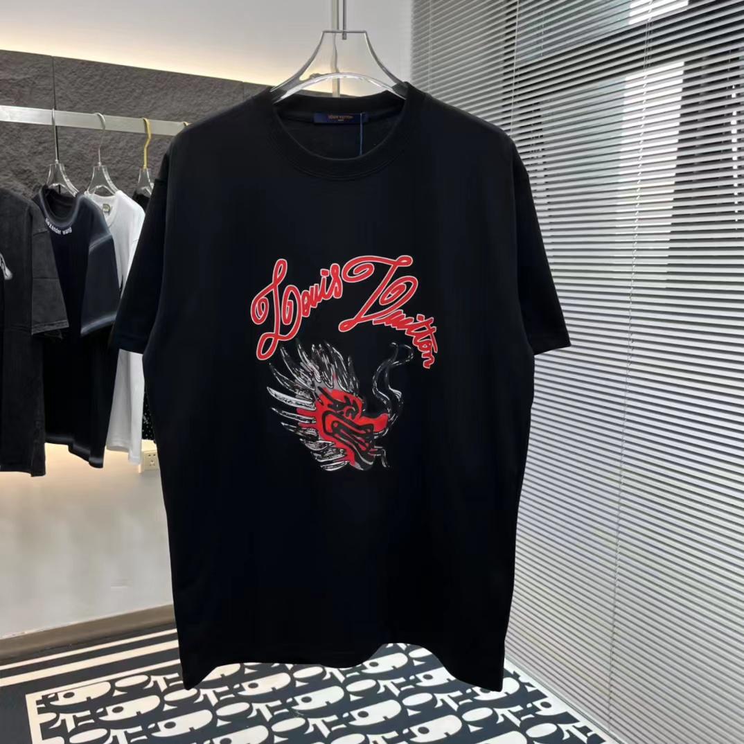 Premium  Dragon Face Drop Shoulder Tee