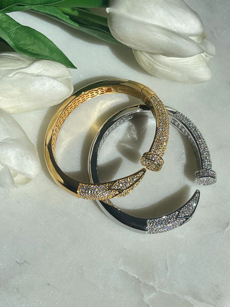 Just a  Nail Bracelet with With Ring