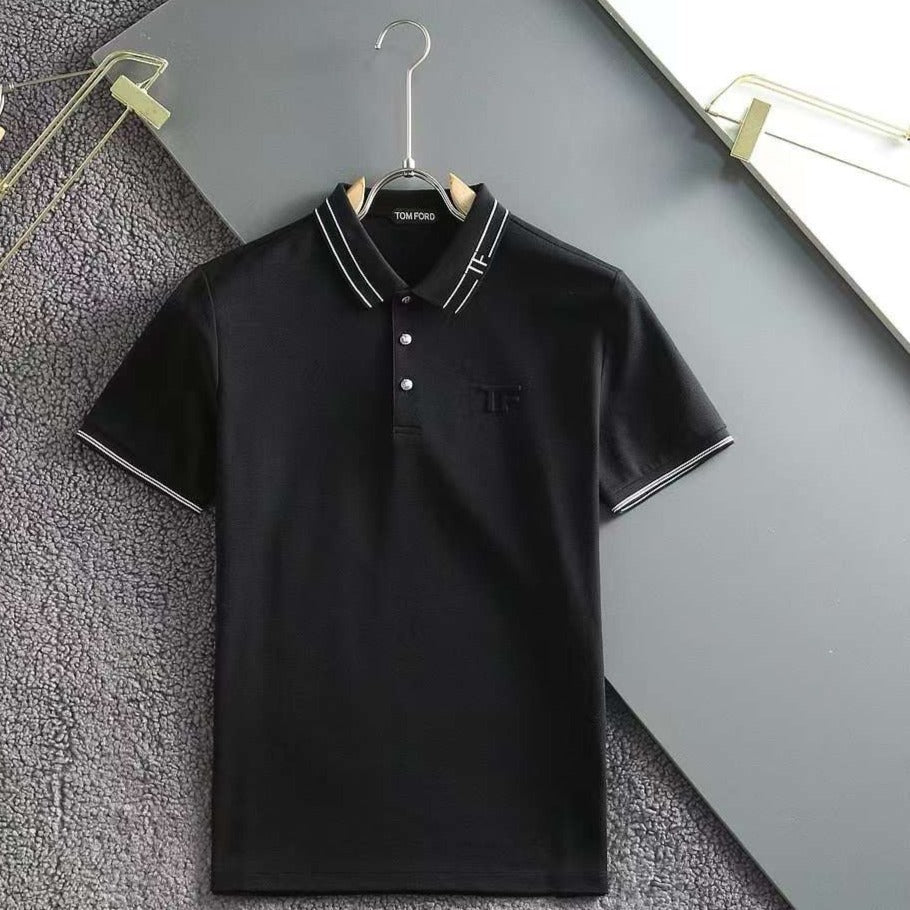 Luxurious  Embossed  Logo T-shirt