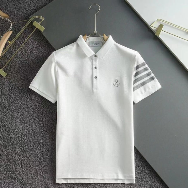 Branded Signature Embroidered Logo Polo Shirt