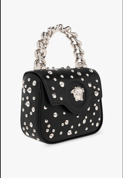 La Medusa Spike-Embellished Mini Bag