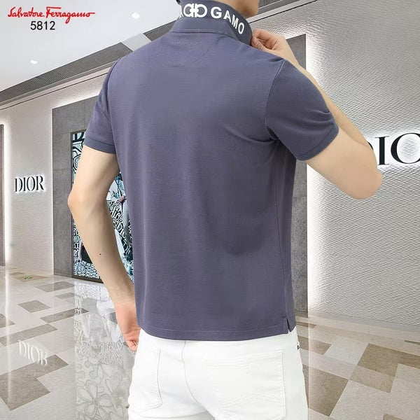 Premium  Regular Fit Branding on Collar  T-shirt