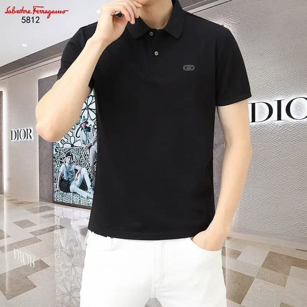 Premium  Regular Fit Branding on Collar  T-shirt