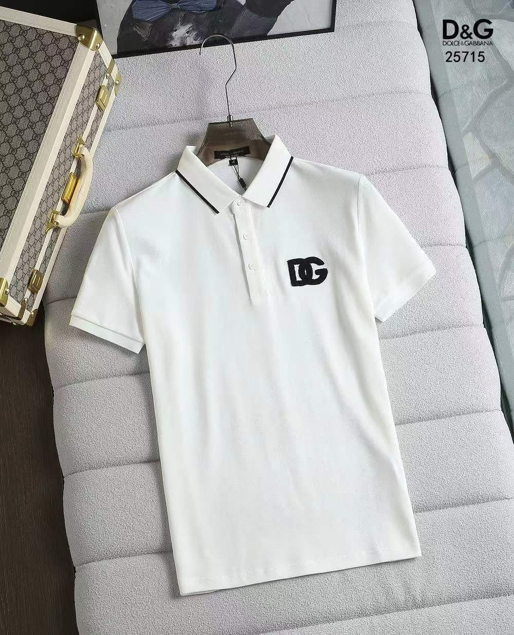 Luxury Embroidered  Logo cotton Polo Shirt