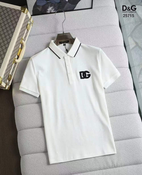 Luxury Embroidered  Logo cotton Polo Shirt