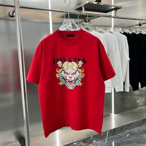 Dragon Face Signature Drop Shoulder Tee