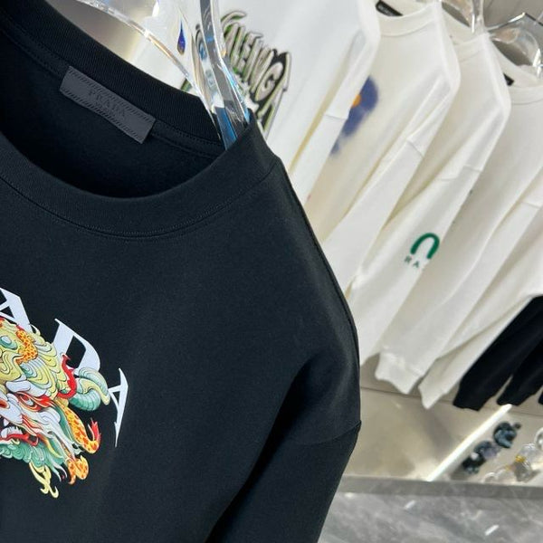 Dragon Face Signature Drop Shoulder Tee