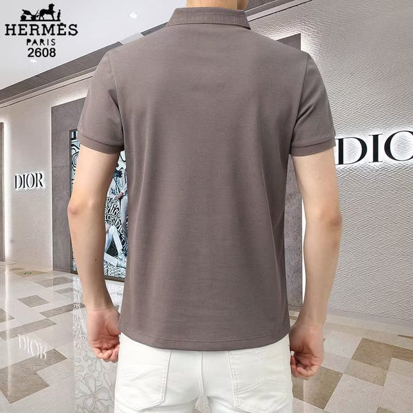 Luxurious  Embroidered Logo  Polo Shirt