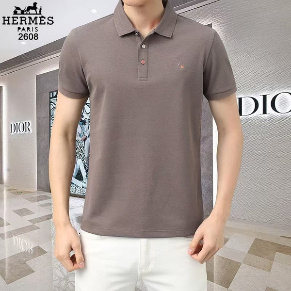 Luxurious  Embroidered Logo  Polo Shirt