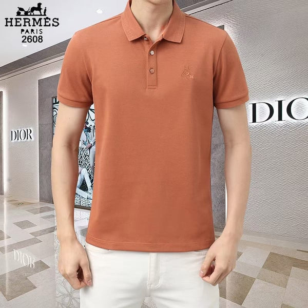 Luxurious  Embroidered Logo  Polo Shirt