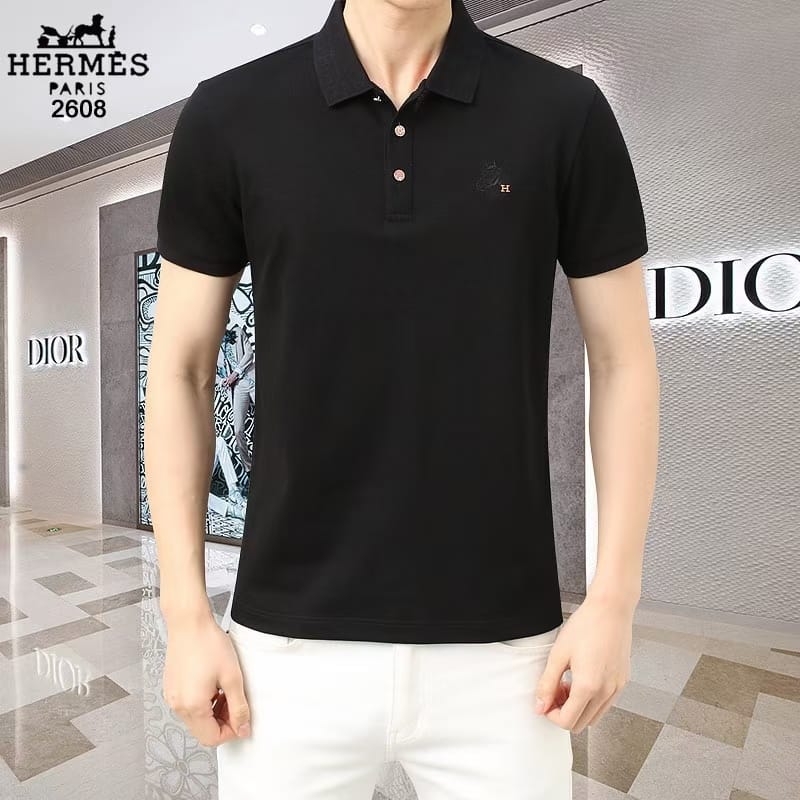 Luxurious  Embroidered Logo  Polo Shirt