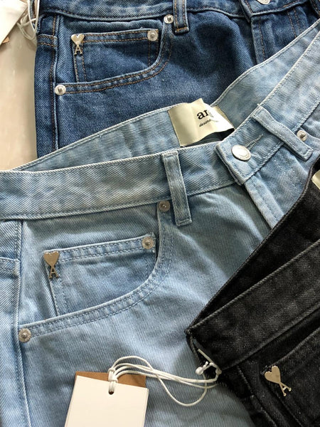 Wide Jeans with 5-Pocket Styling